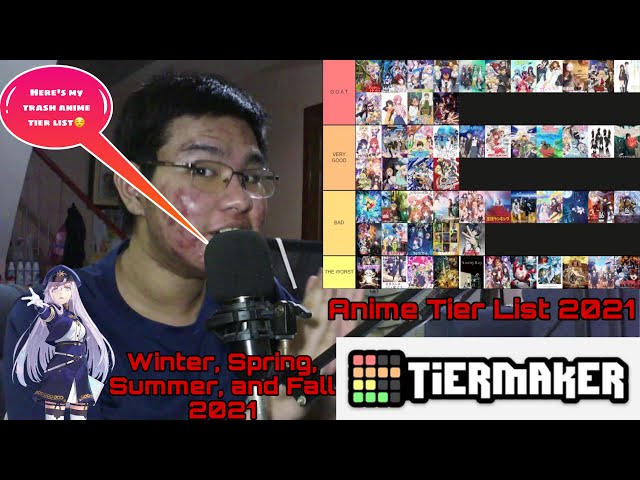 Tier Lists Of Anime In 2021 From All 4 Seasons (Click Arrow) : r