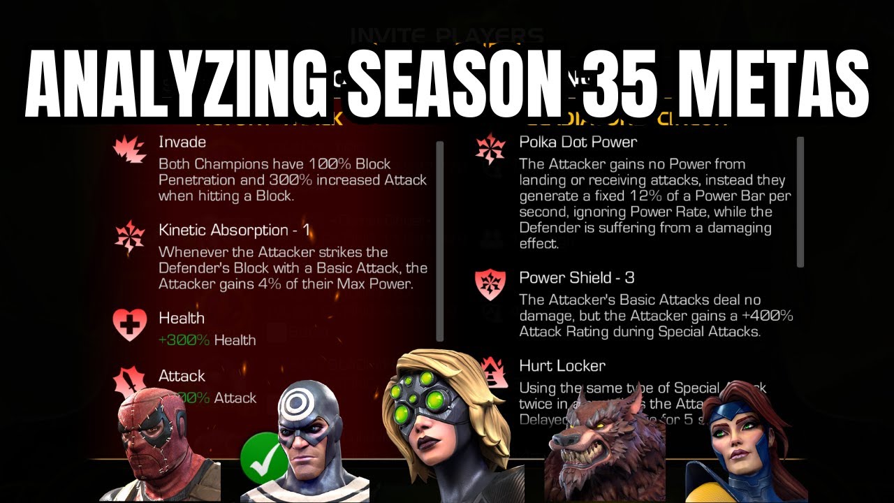 BEST ATTACKERS/DEFENDERS FOR BOTH METAS IN SEASON 35!