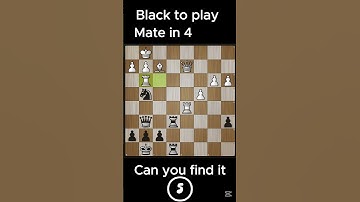 Only Experts Spot This Mate in 4 ♟️ #chess