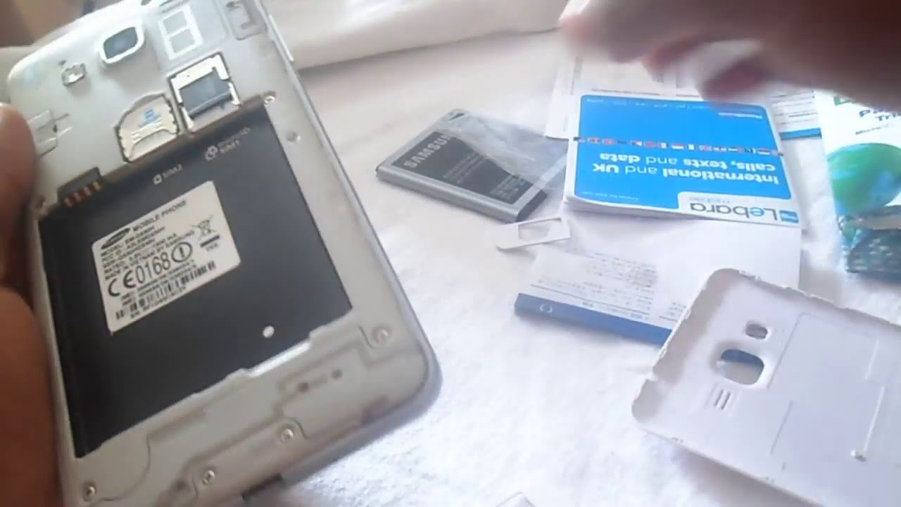 How to Insert SIM Card and microSD card into Samsung