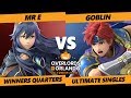 Overlords SSBU - DEM | Mr E (Lucina) Vs APE | Goblin (Roy) Smash Ultimate Winners Quarters