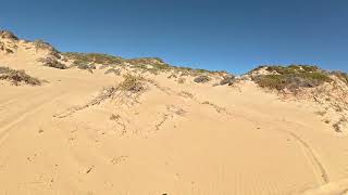 Chasing tracks at whitehills beach #offroad #hilux 4x4 #perth