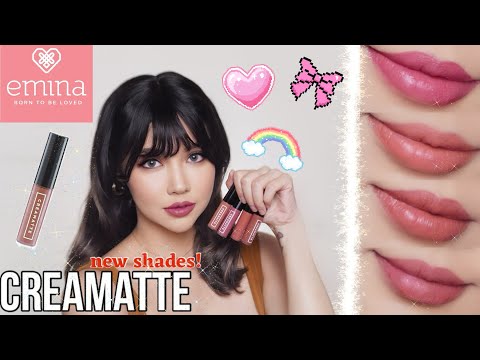 Tutorial Ombre lip Cream Matte Emina Fuzzy Wuzzy VS Jelly Bean || Bagus gak sih???. 