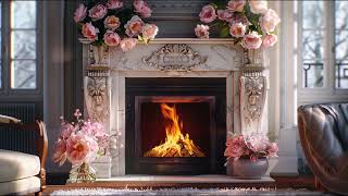 Springtime Living Room Oasis | Cozy Fireplace Sounds for a Stress-Free & Productive Day by Soothing Ambience 424 views 2 months ago 3 hours