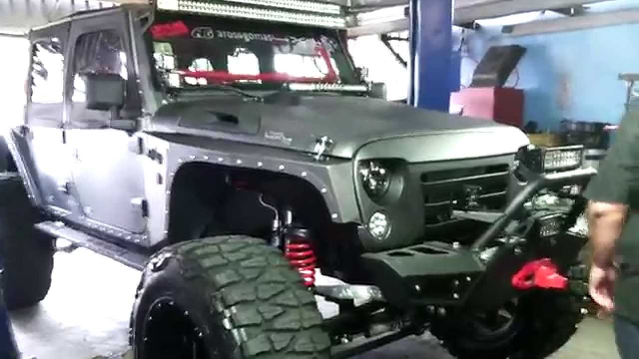 Bad Ass Jeep Wrangler - YouTube