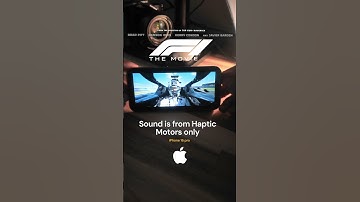 F1 Movie Trailer Haptics Only 🤯