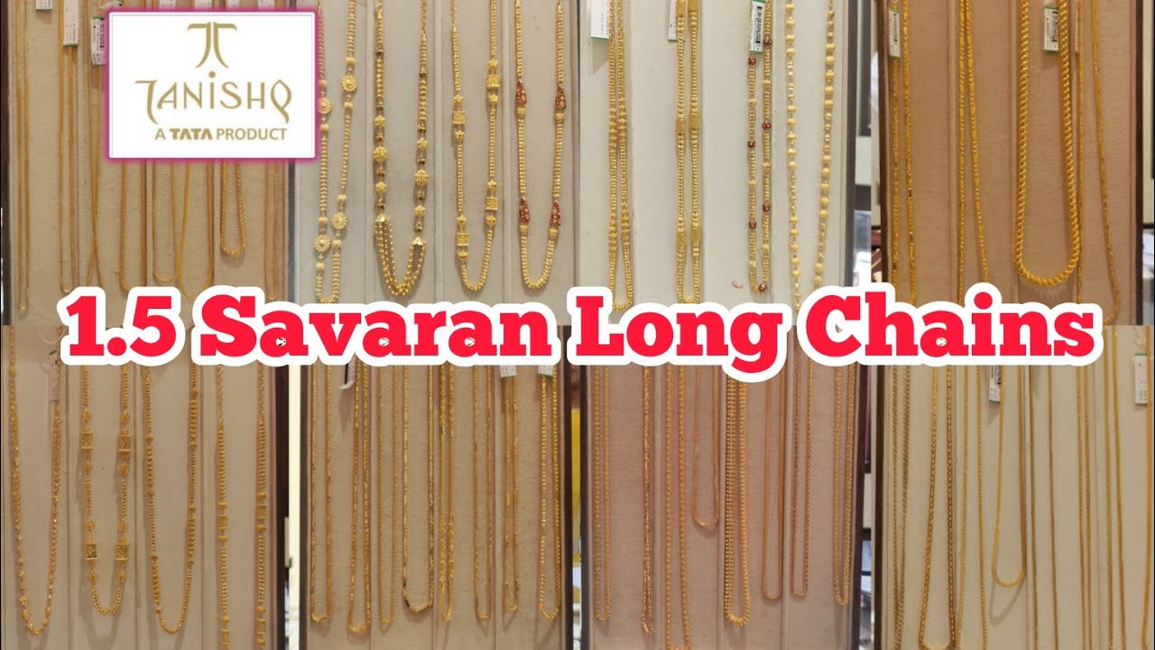 Tanishq Light Weight Long Chains from 12Grams/ Dailywear Long Chains & Designer Fancy Long Chains