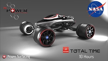 NASA Project Car Surfacing | SOLDIWORKS +