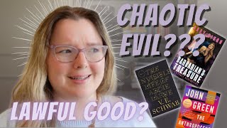 Making an Alignment Chart of the 9 Books I Read in 2021