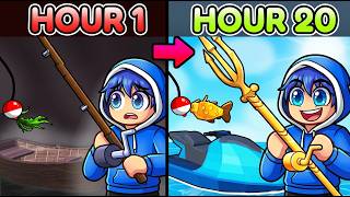 I Spent 24 HOURS STRAIGHT in Roblox Fisch