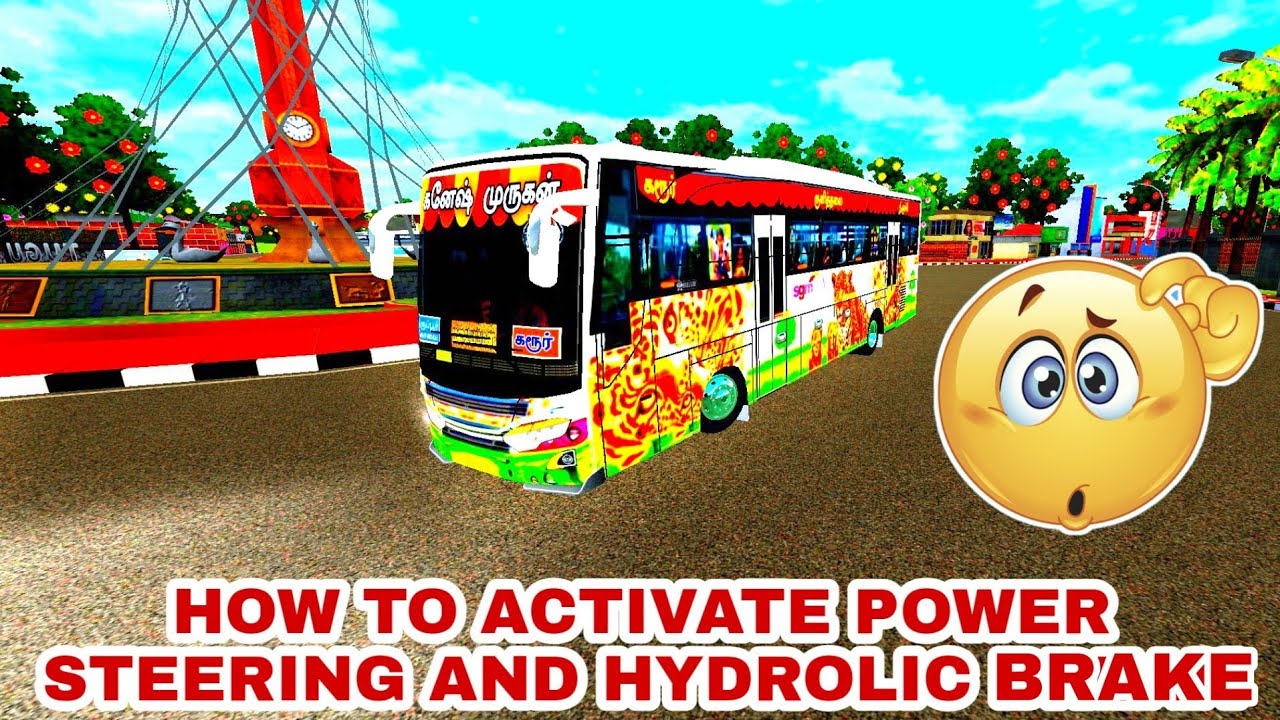 HOW TO ACTIVATE POWER STEERING + HYDROLIC BRAKE IN BUS SIMULATOR INDONESIA FULL EXPLAINED VIDEO