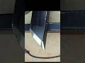 Corner cutting welding Work