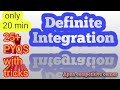 Definite Integration 25+ PYQs within 20 minutes