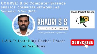 Computer Network Lab 7||BSC 5SEM||