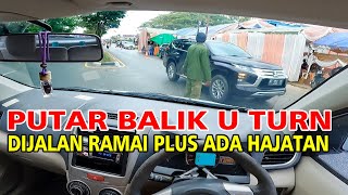 HOW TO MAKE A U-TURN ON A CROWDED STREET