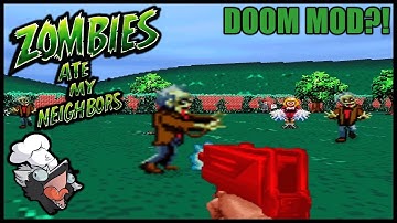 A Doom Mod Exists?! Full Gameplay | Zombies Ate my Neighbors (Demo)