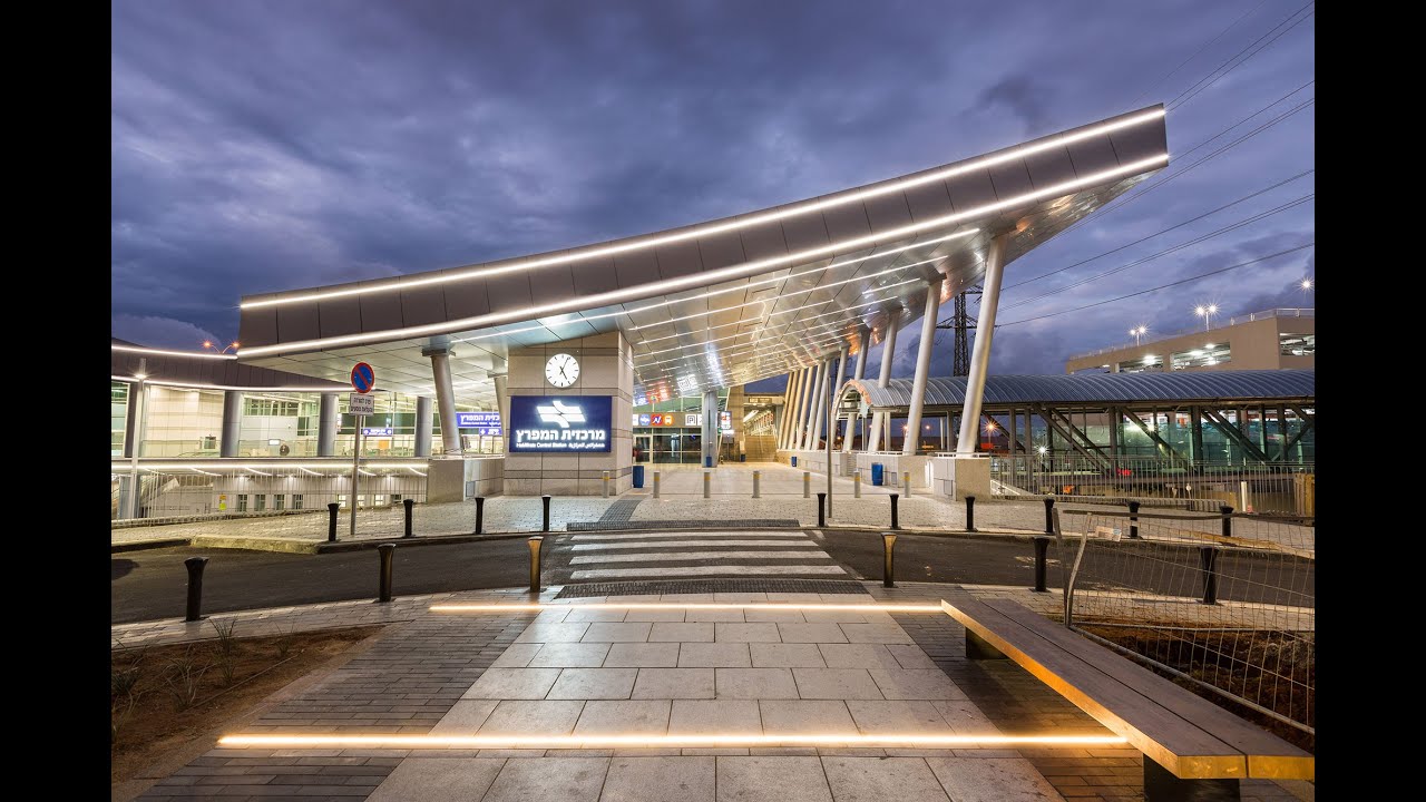 מרכזית המפרץ חיפה - חיפויי אלומיניום בצורות הנדסיות מורכבות | קבוצת אלוקל