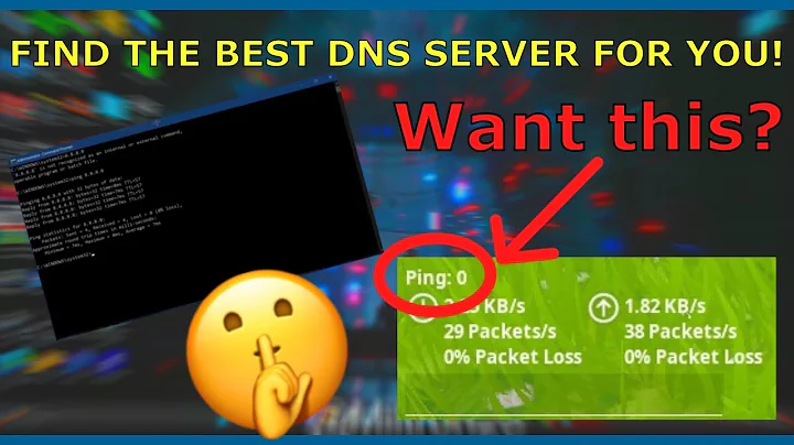 How to Find the BEST DNS Server for you!! (Better Ping + Faster Speeds)