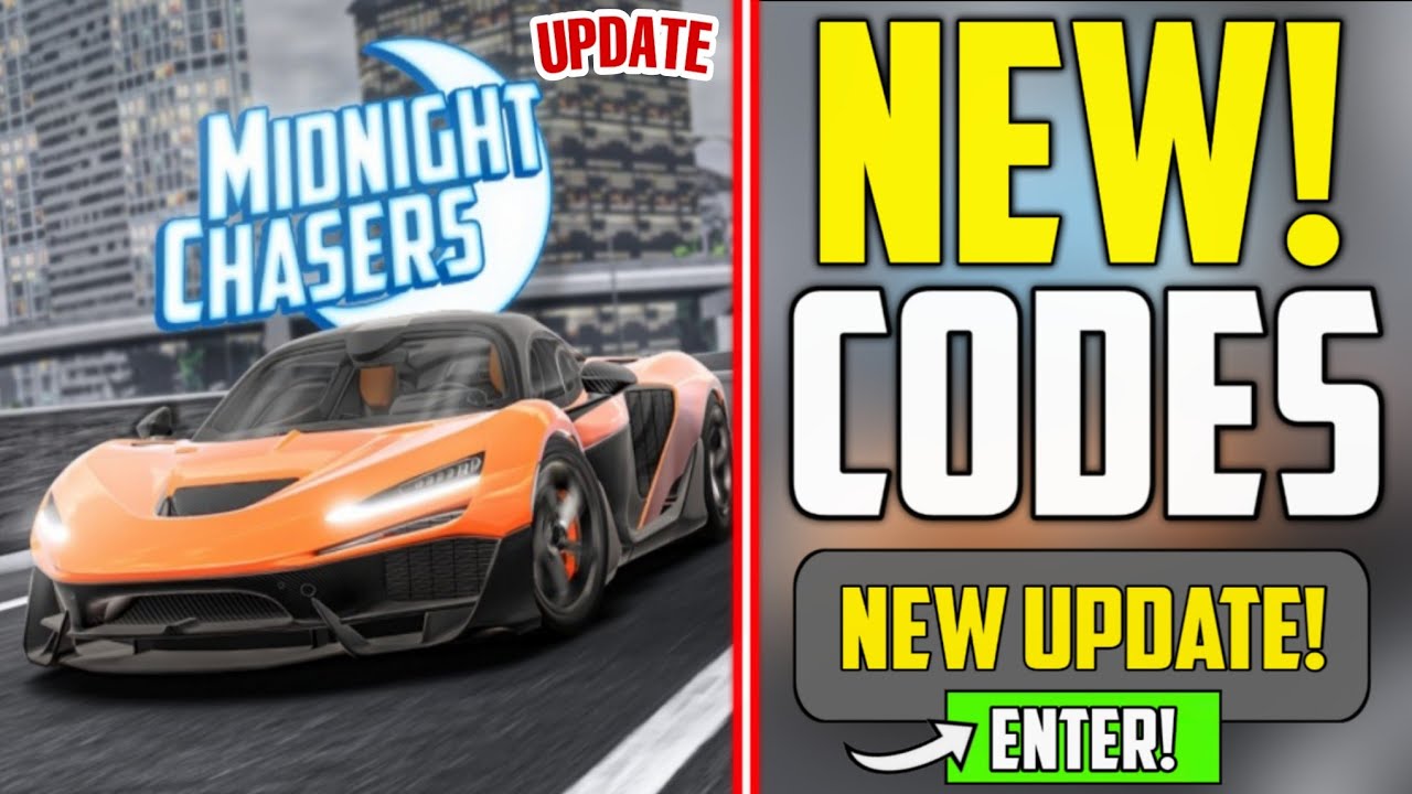 ALL NEW!✓MIDNIGHT CHASERS ROBLOX CODES 2025 - MIDNIGHT CHASERS