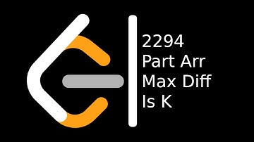 English | leetcode | daily | 2294. Partition Array Such That Maximum Difference Is K