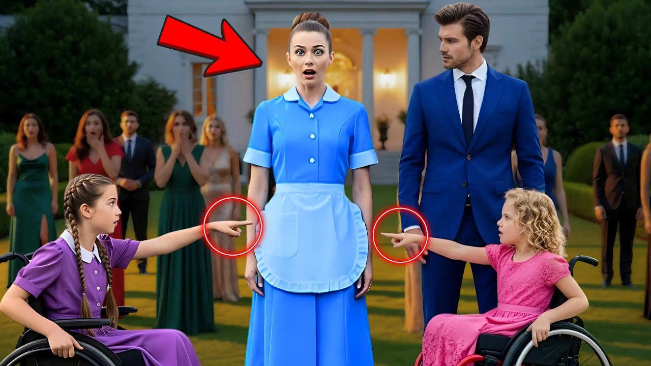 MILLIONAIRE wanted a “PERFECT MOM” for TWIN GIRLS in wheelchairs, but they chose the NANNY instead!