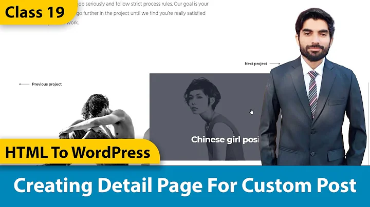 How to Create Single / Detail Page For Custom Post | WordPress Theme Development | HTML To WordPress