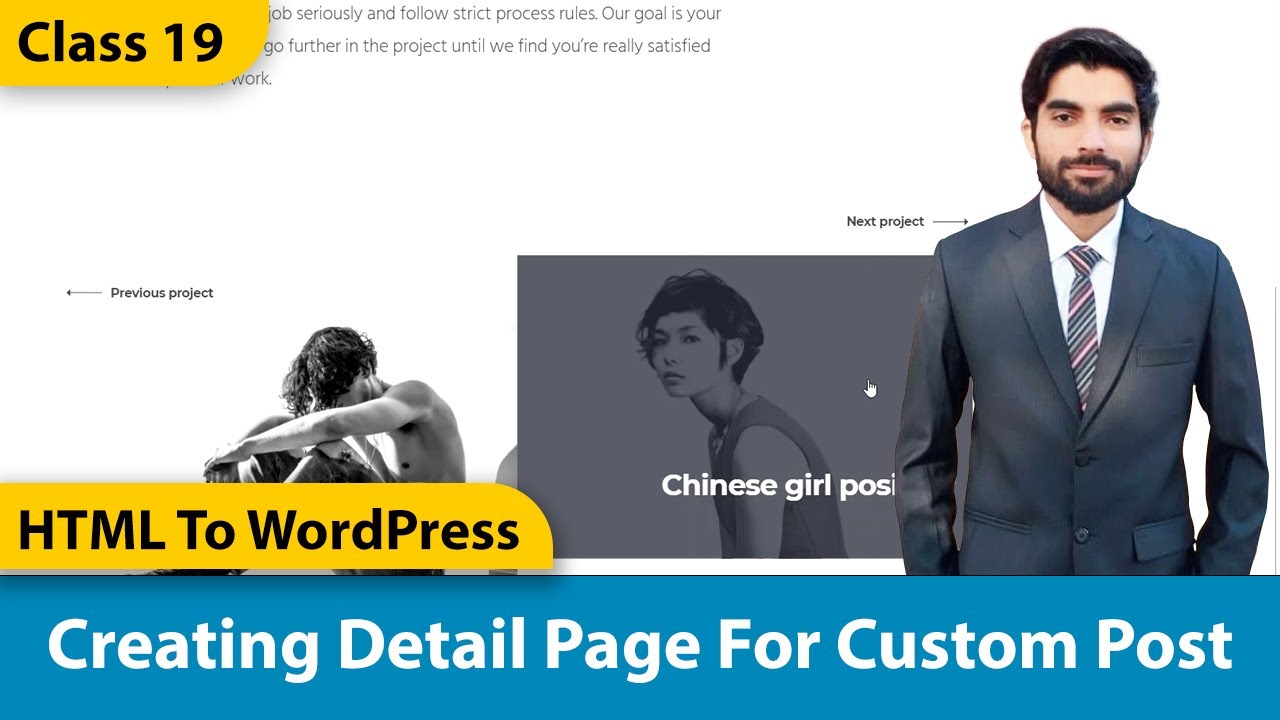 How to Create Single / Detail Page For Custom Post | WordPress Theme ...