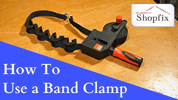 How to Use a Band Clamp - Woodworking Tip