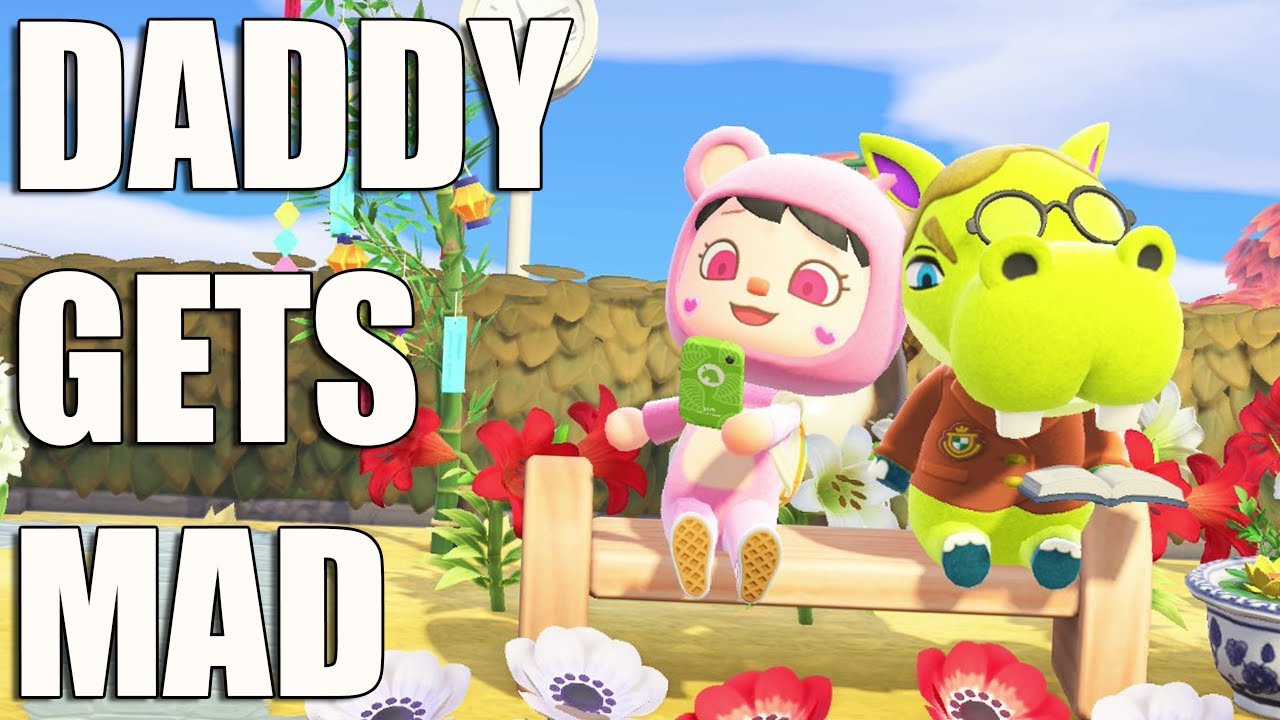 DADDY GETS MAD | Voice acting my villagers | Funny Animal Crossing Clips #98