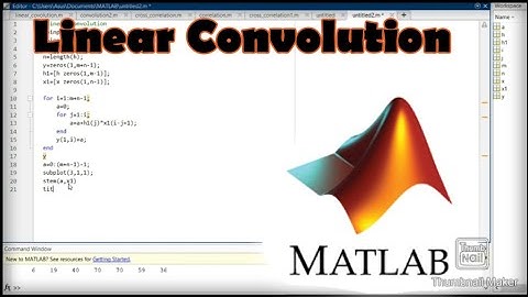 Linear convolution in MATLAB | #matlab #matlabprogramming