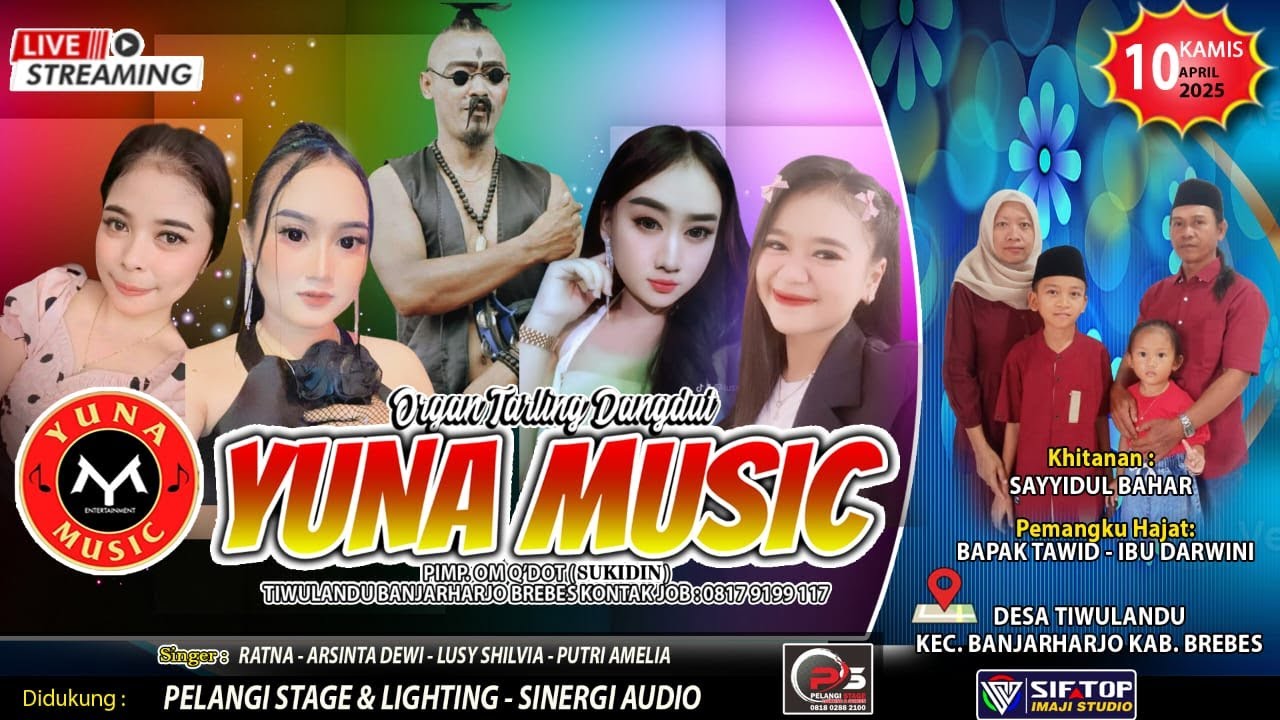 LIVE YUNA MUSIC ENTERTAIMENT /// EDISI SIANG /// DESA TIWULANDU 2025