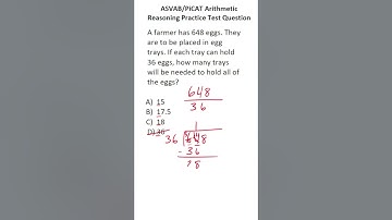 ASVAB/PiCAT Arithmetic Reasoning Practice Test Q: Long Division #acetheasvab with #grammarhero