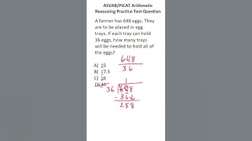 ASVAB/PiCAT Arithmetic Reasoning Practice Test Q: Long Division #acetheasvab with #grammarhero