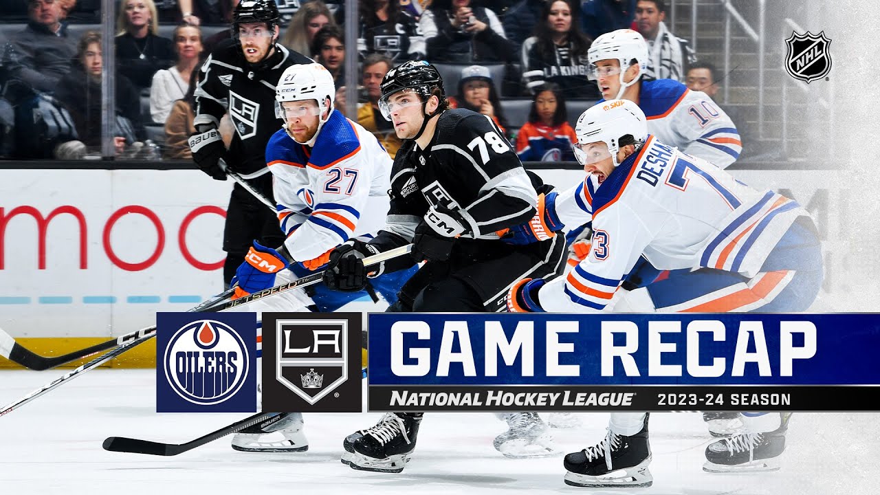 Oilers Kings 12/30 NHL Highlights 2023 YouTube