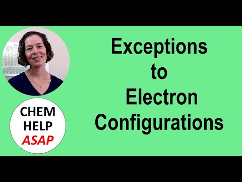 Exceptions to Electron Configurations