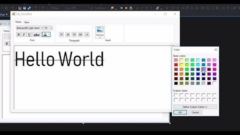 How To Make Button Font Syle Windows Form App C# [source code]