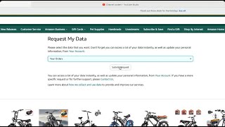 How to find and download all of  your purchase history data on Amazon