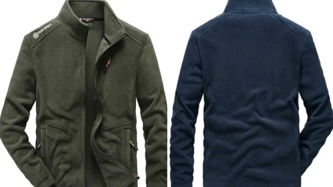 High Quality Polar Coral fleece jacket custom full Zip || Winter Jacket Men's