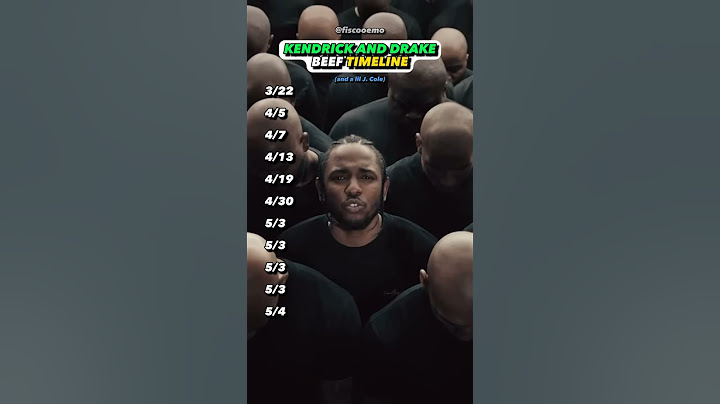 Kendrick and Drake beef FULL TIMELINE #kendricklamar #drake #diss #beef #meetthegrahams #rap