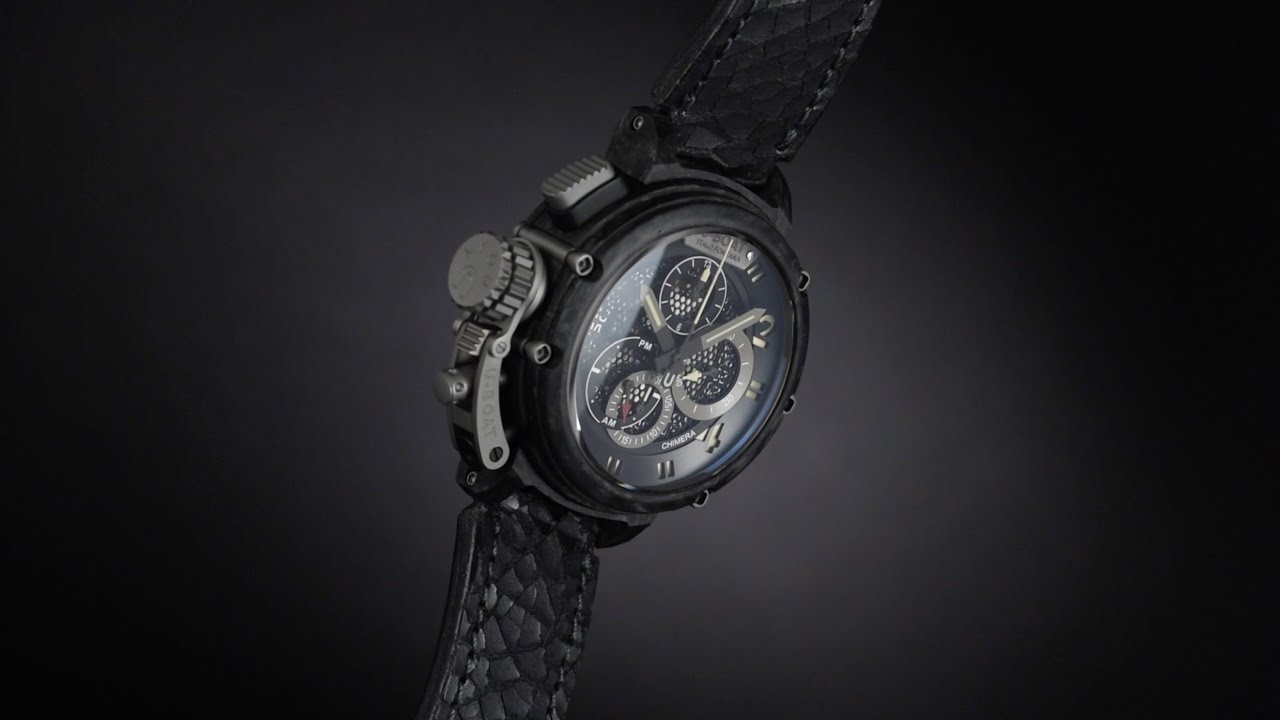 U-Boat Chimera 46 Automatic Chrono Carbon Titanium Watch - 8057 
