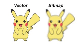 The difference between vector and bitmap images