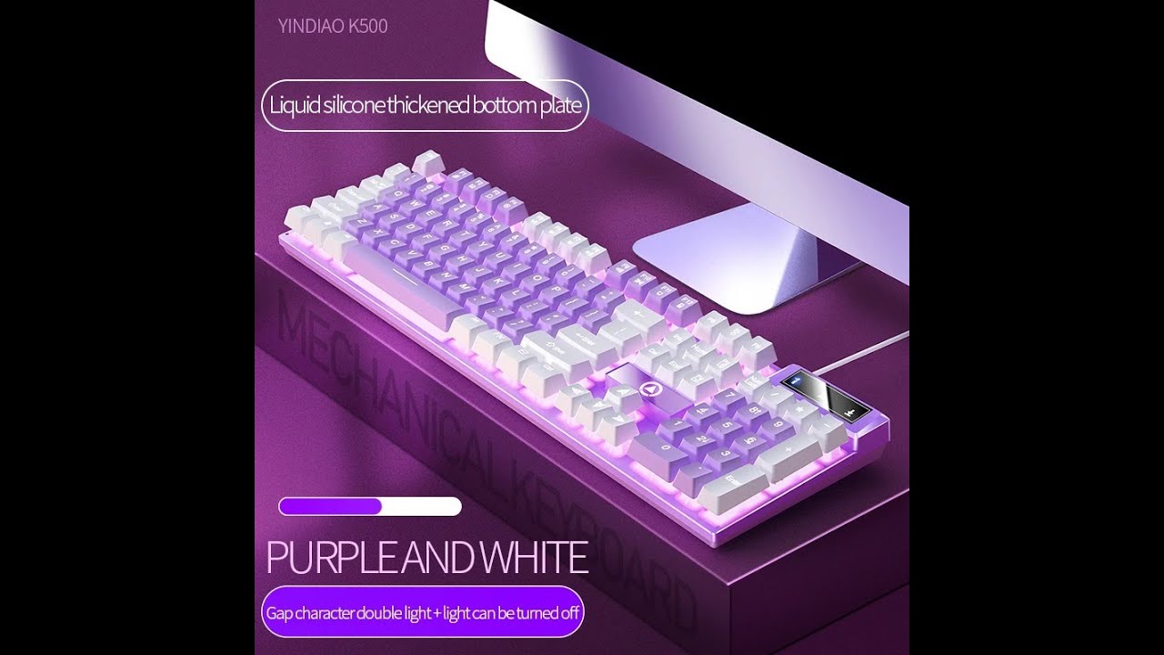 🔥 Ultimate 104 Keys Gaming Keyboard – Light Up Victory! 🎮