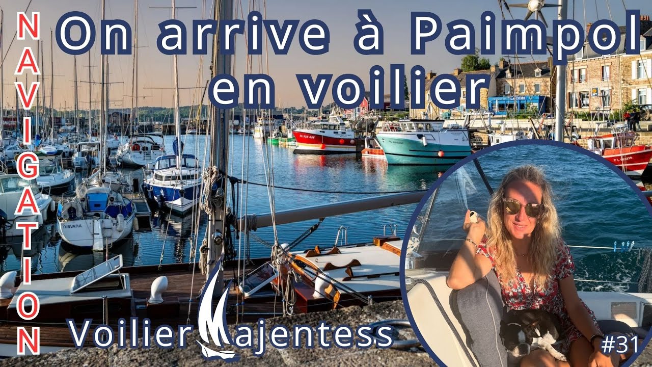 ⁣On arrive à Paimpol en voilier !