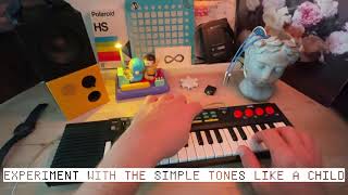 The hidden noise or playing Greensleeves on a toy keyboard bought on a fleamarket