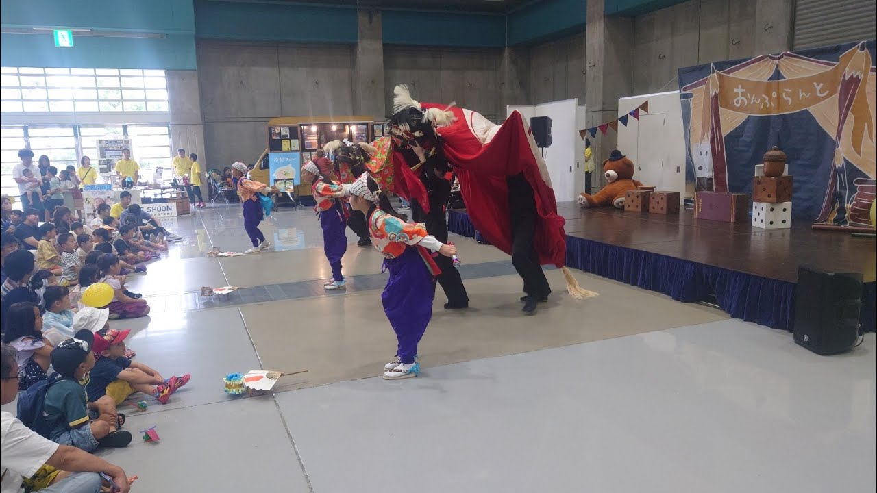 向井獅子組 獅子舞~おひさママルシェver.~ in サンメッセ香川