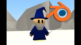 Low Poly Wizard - Blender Modeling Timelapse