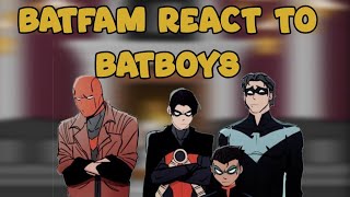 batfamily react to batboys\\español|ingles|portugues//