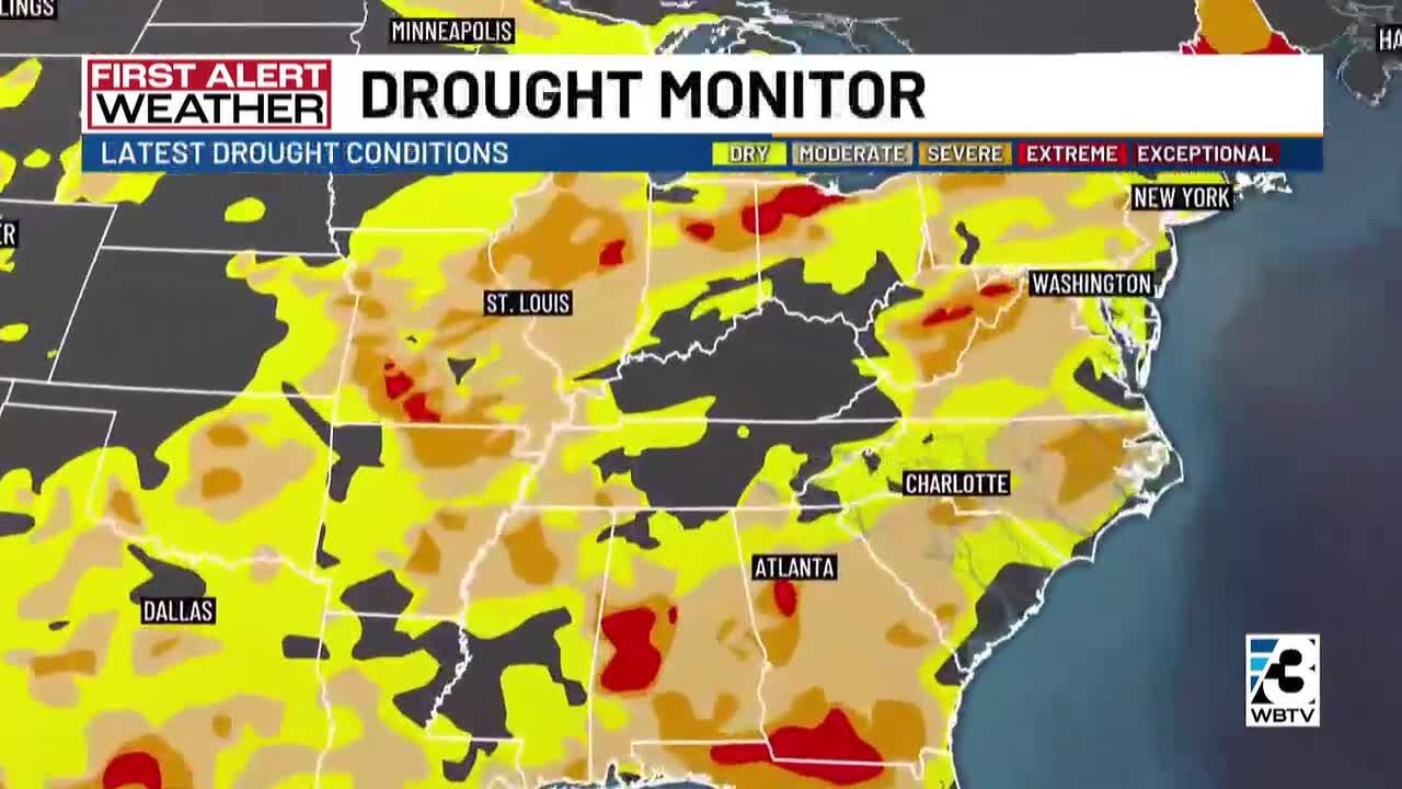 Tracking drought conditions in the Carolinas on ‘The First Alert’ - YouTube