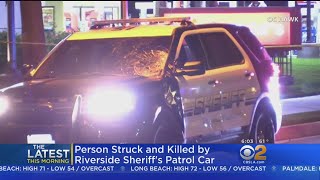 Sheriff’s Cruiser Hits, Kills Pedestrian In Perris