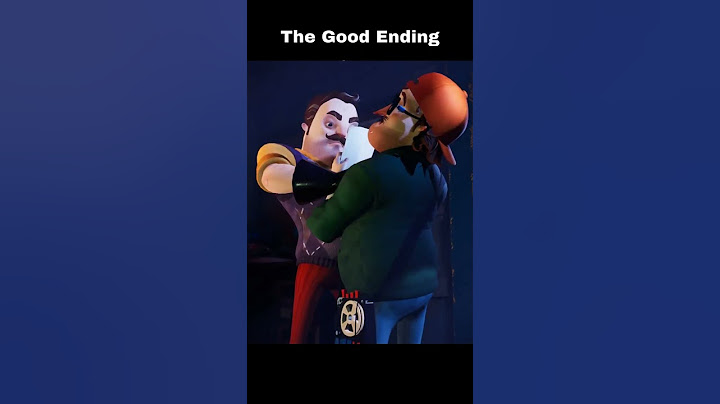 Hello Neighbor 2 good ending